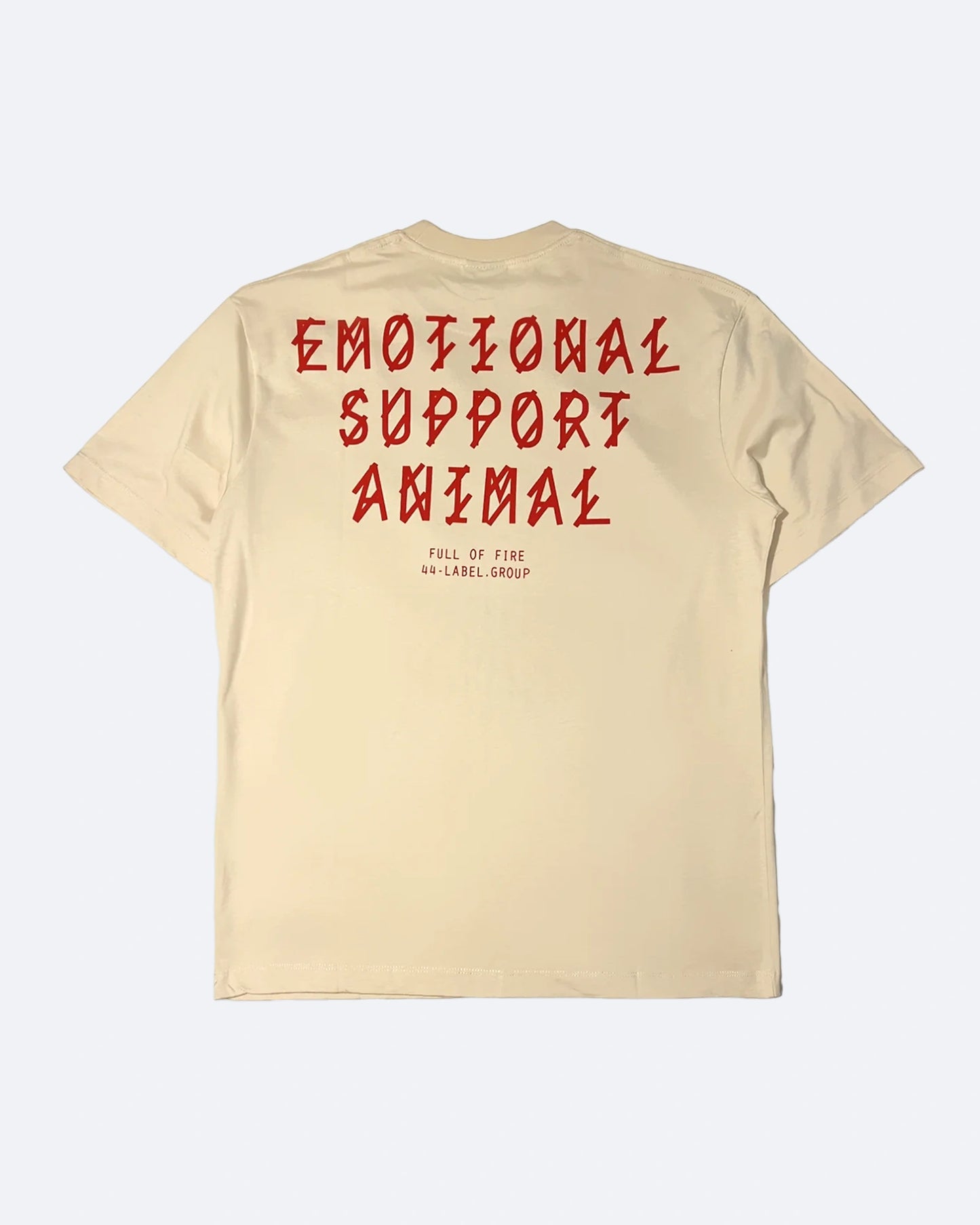 44 Label Group - Emotional Support Animal T-Shirt - Beige