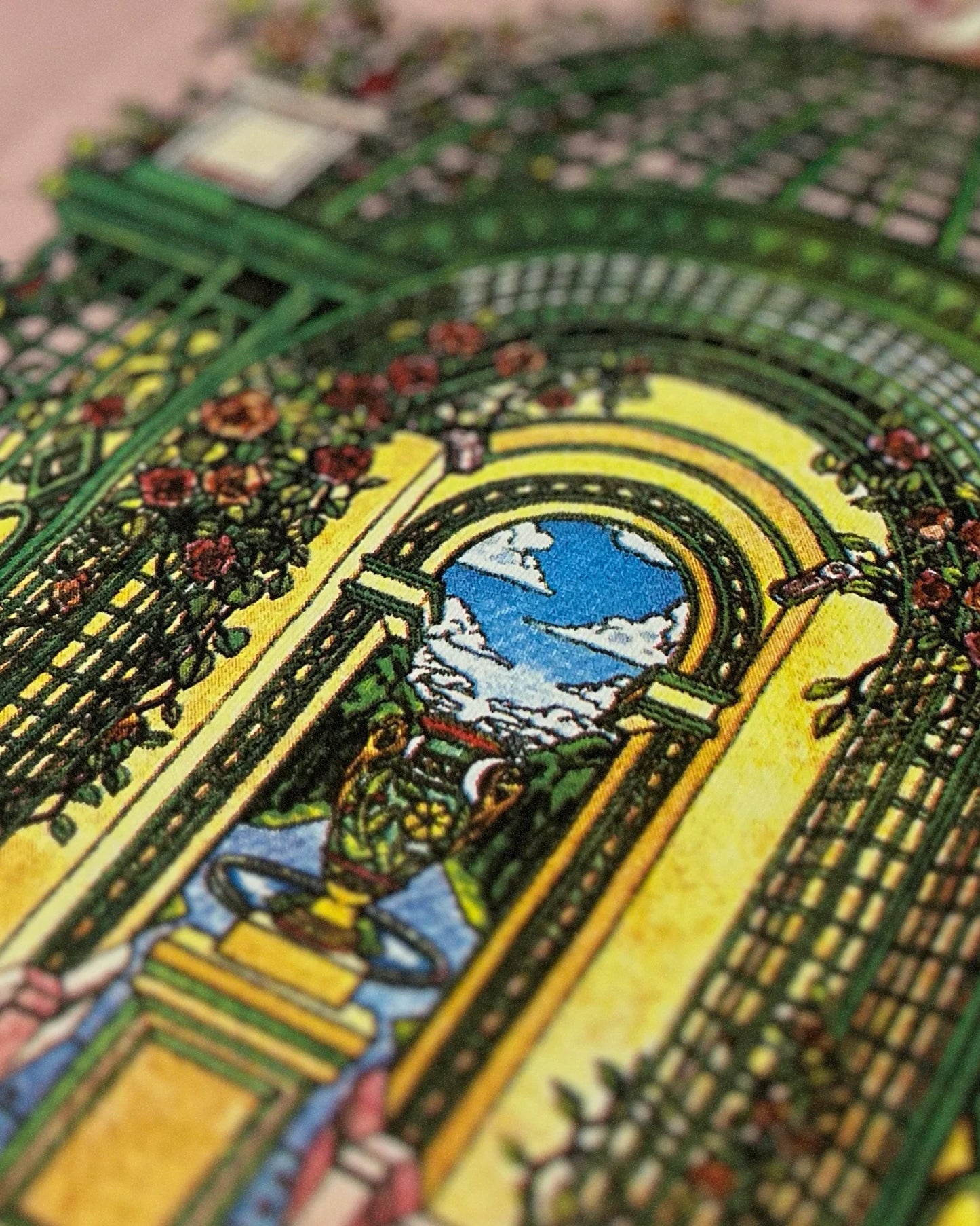 Casablanca - L'amour En Fleur T-Shirt - Pink