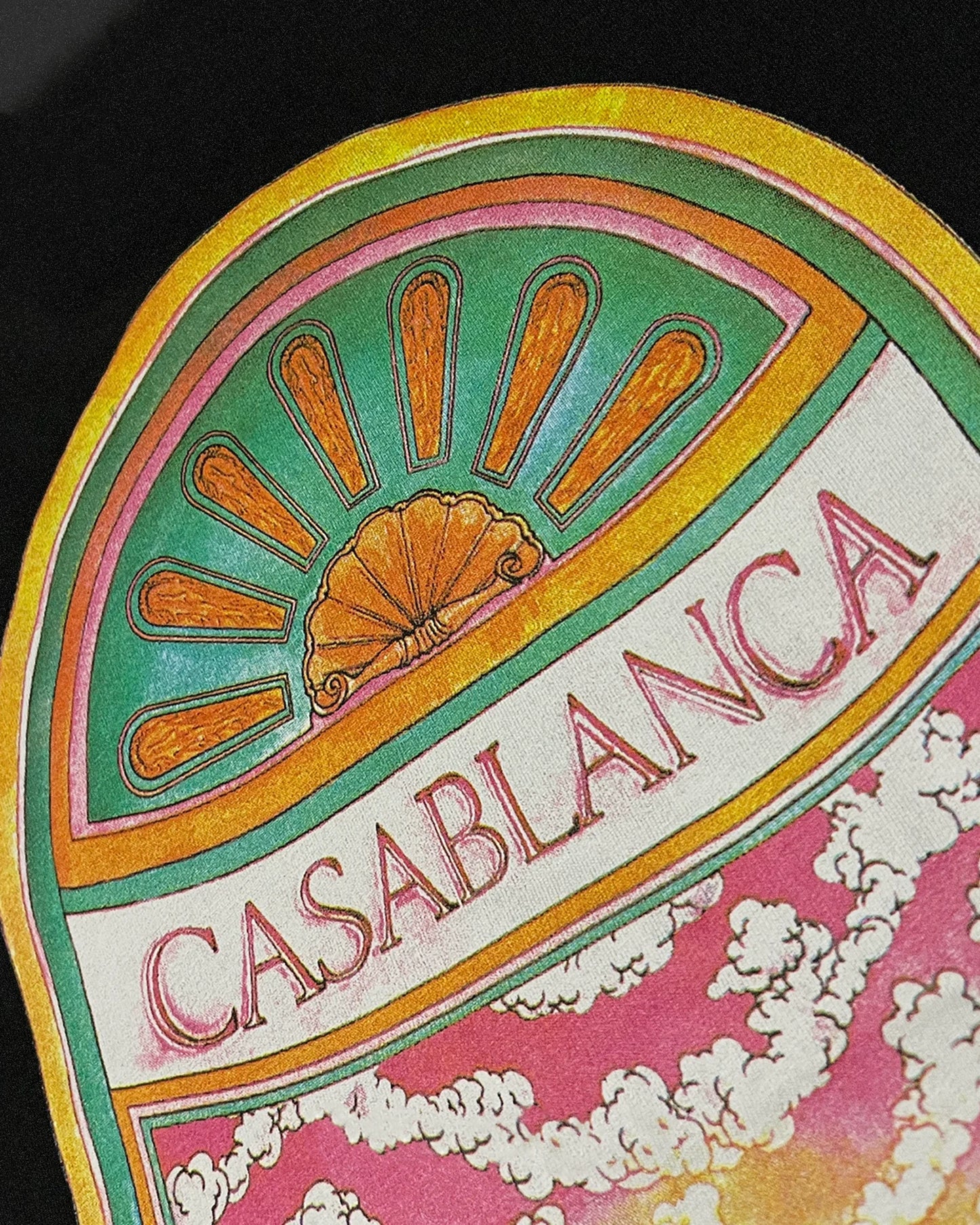 Casablanca - Conch Print T-Shirt - Black