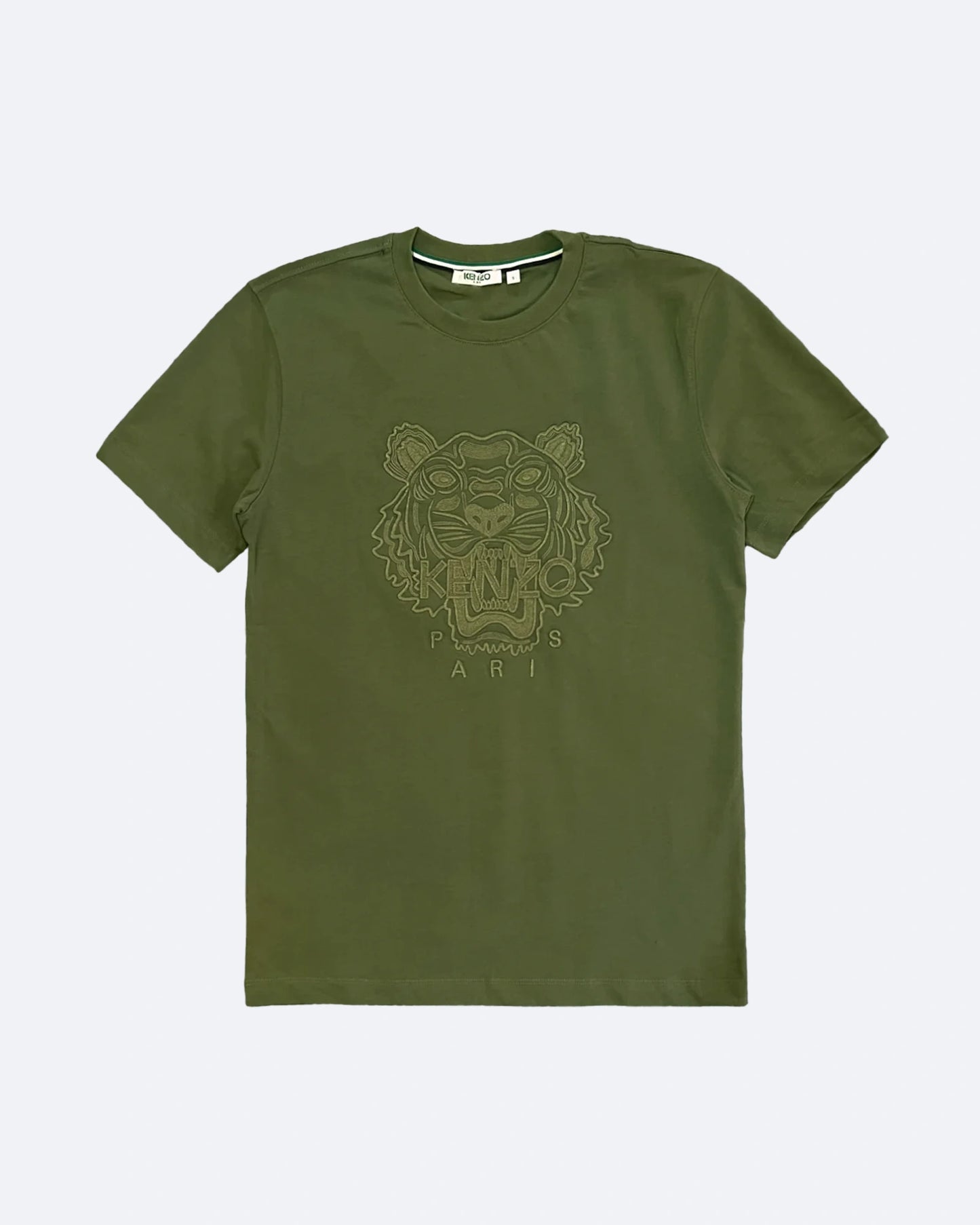Kenzo - Embroidery Tiger T-Shirt - Olive Green