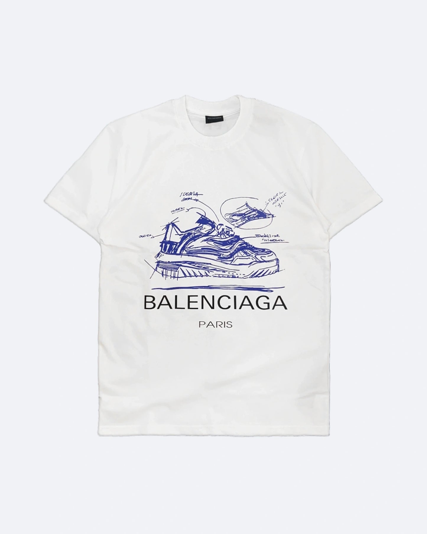 Balenciaga - Sneaker Sketch T-Shirt - White