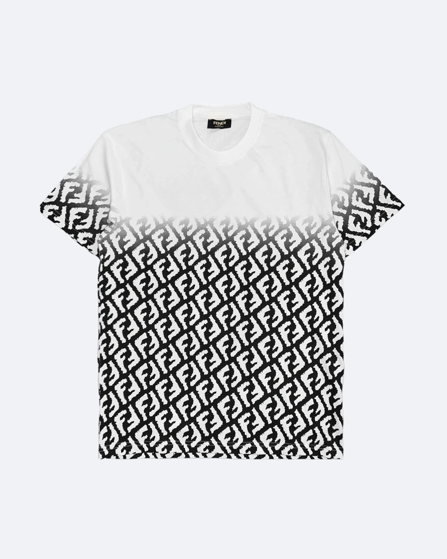 Fendi - FF Pattern Fade T-Shirt - White