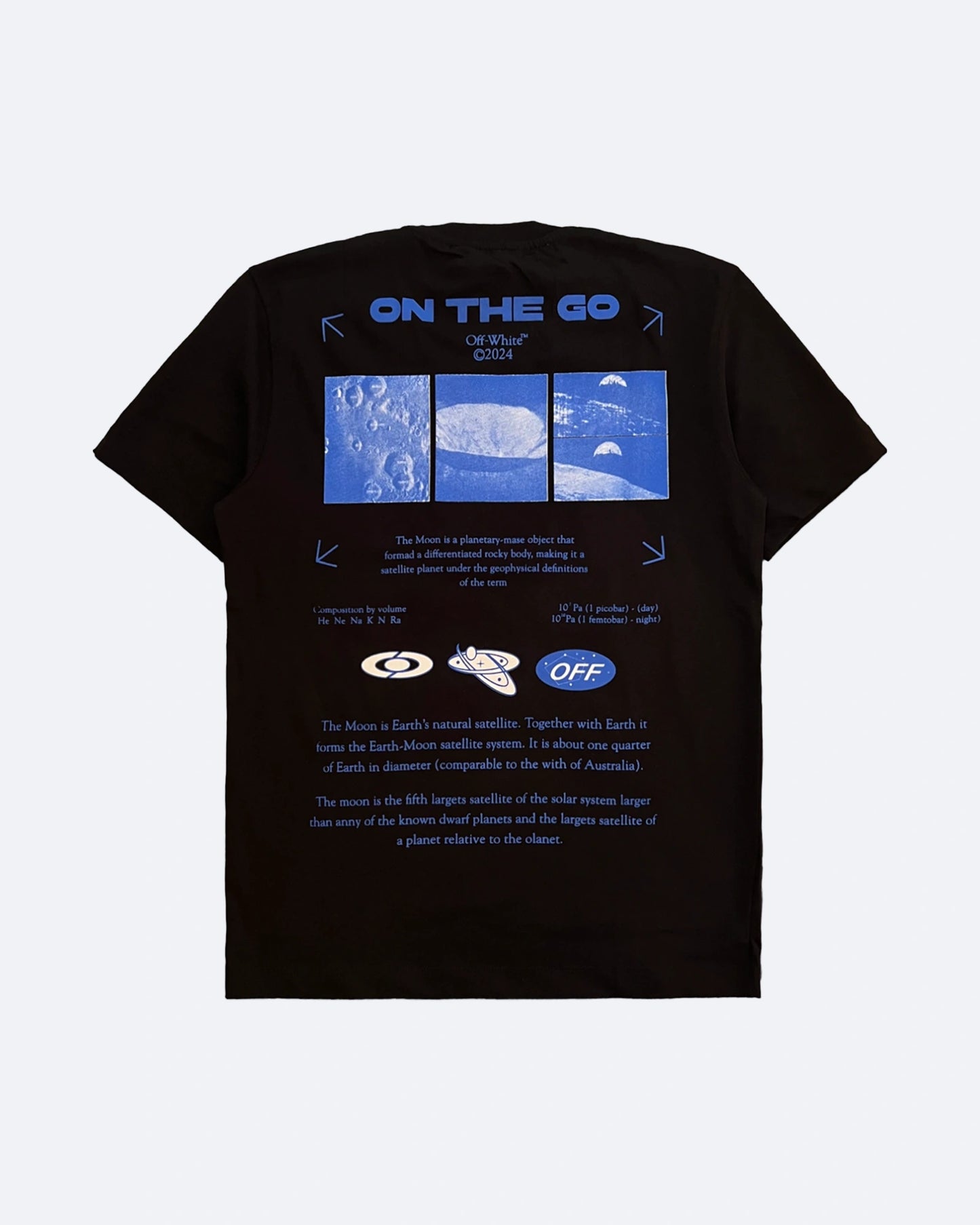 Off-White - On The Go Moon T-Shirt - Black