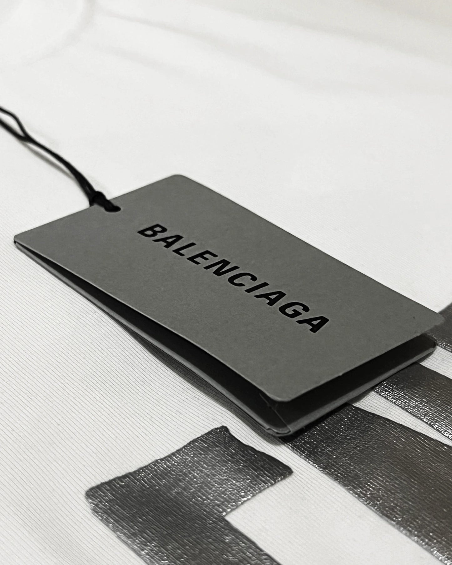 Balenciaga - Silver Tape T-Shirt - White