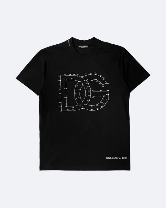 Dolce & Gabbana - Points Logo T-Shirt - Black