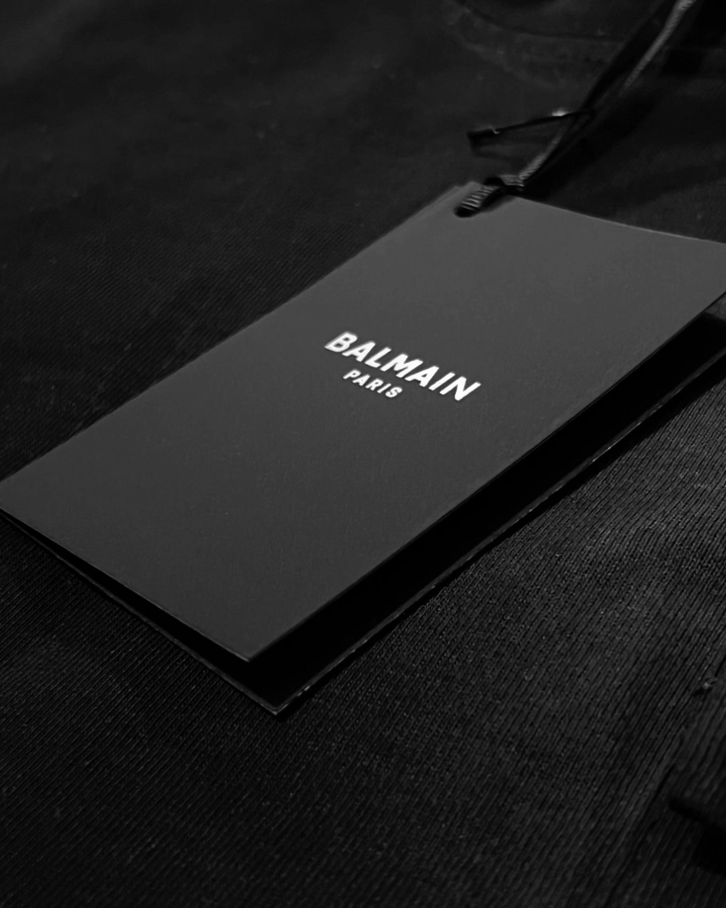 Balmain - Pocket Washed Out T-Shirt - Black