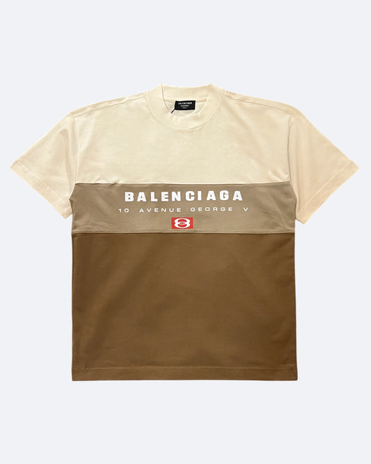 Balenciaga - Three-Piece T-Shirt - Beige/Brown