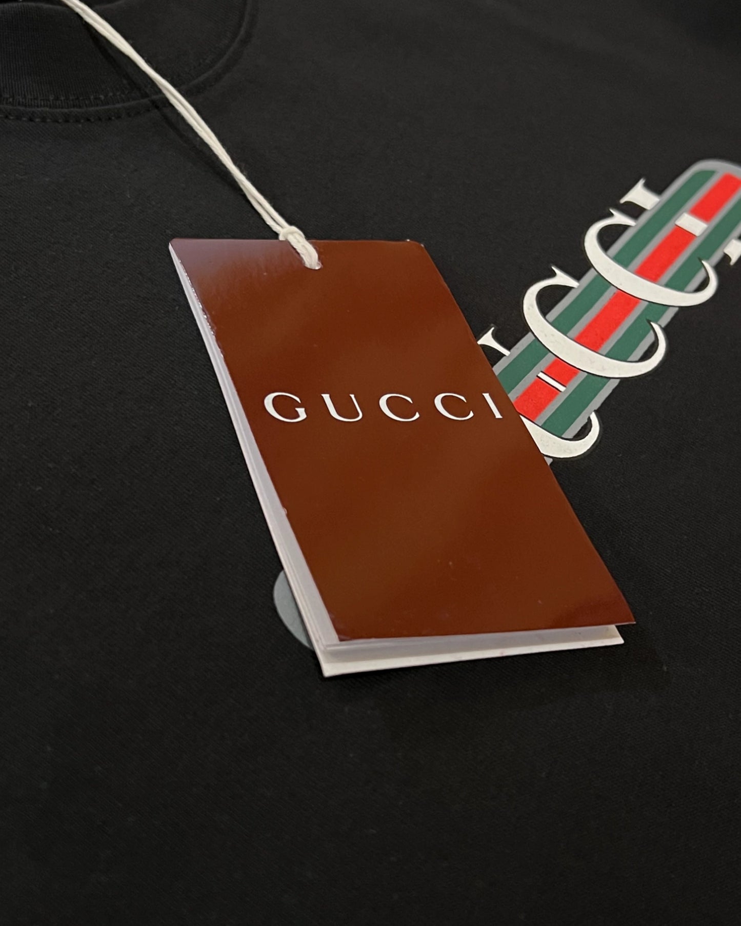 GC - Stripe Logo T-Shirt - Black