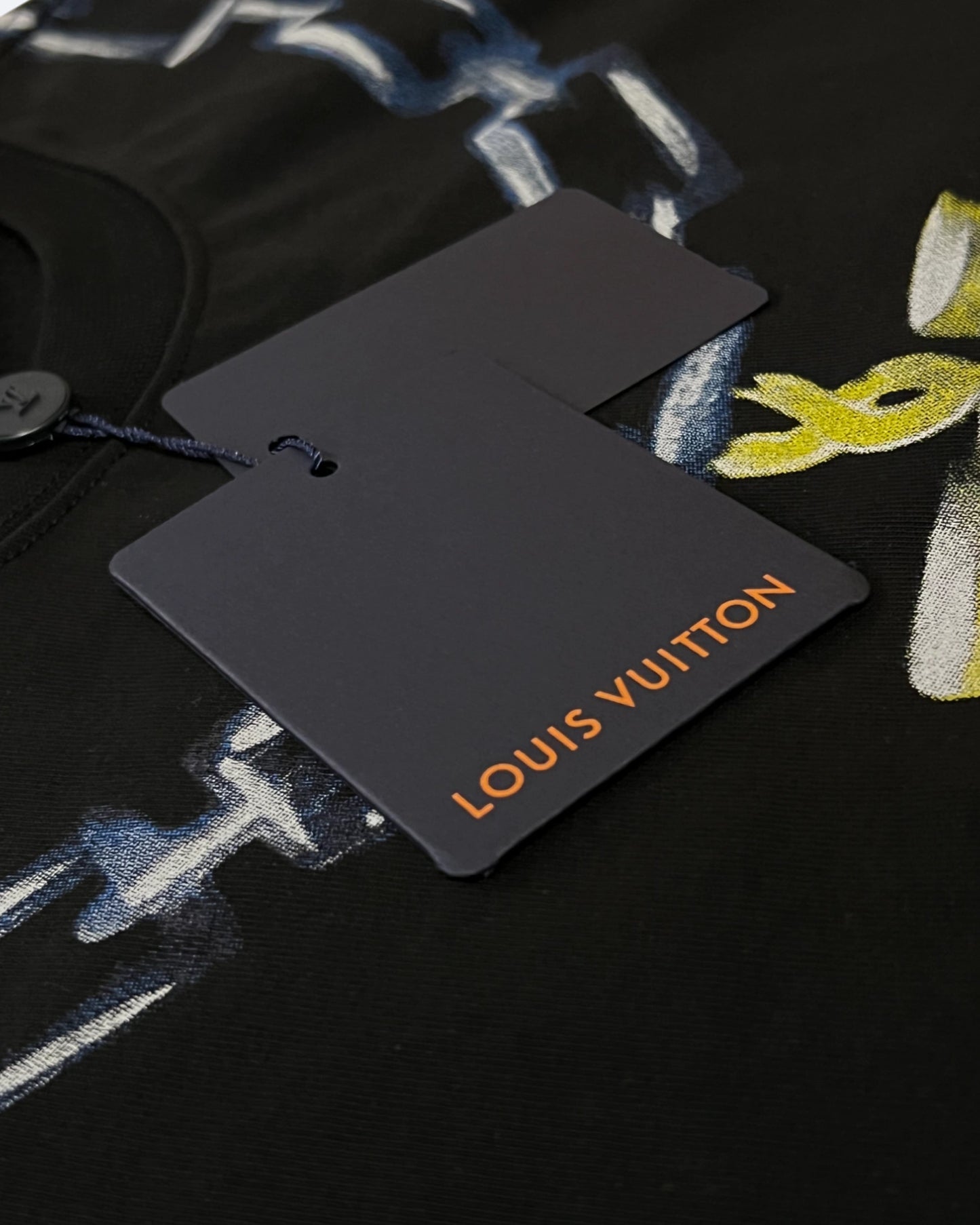 LVTN - Monogram Chain T-Shirt - Black