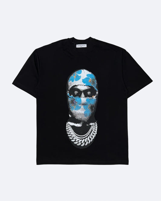 IH NOM UH NIT - Flower Mask T-shirt - Black
