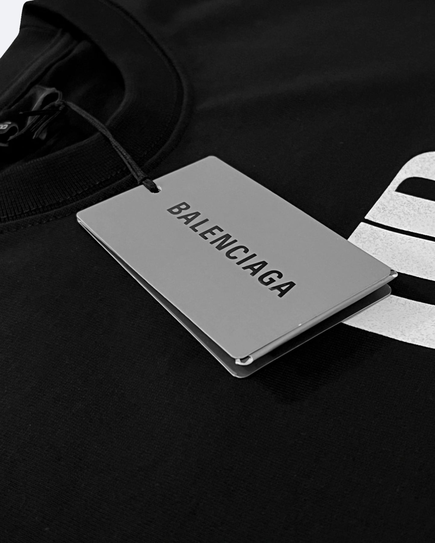 Balenciaga - BB Logo T-Shirt - Black
