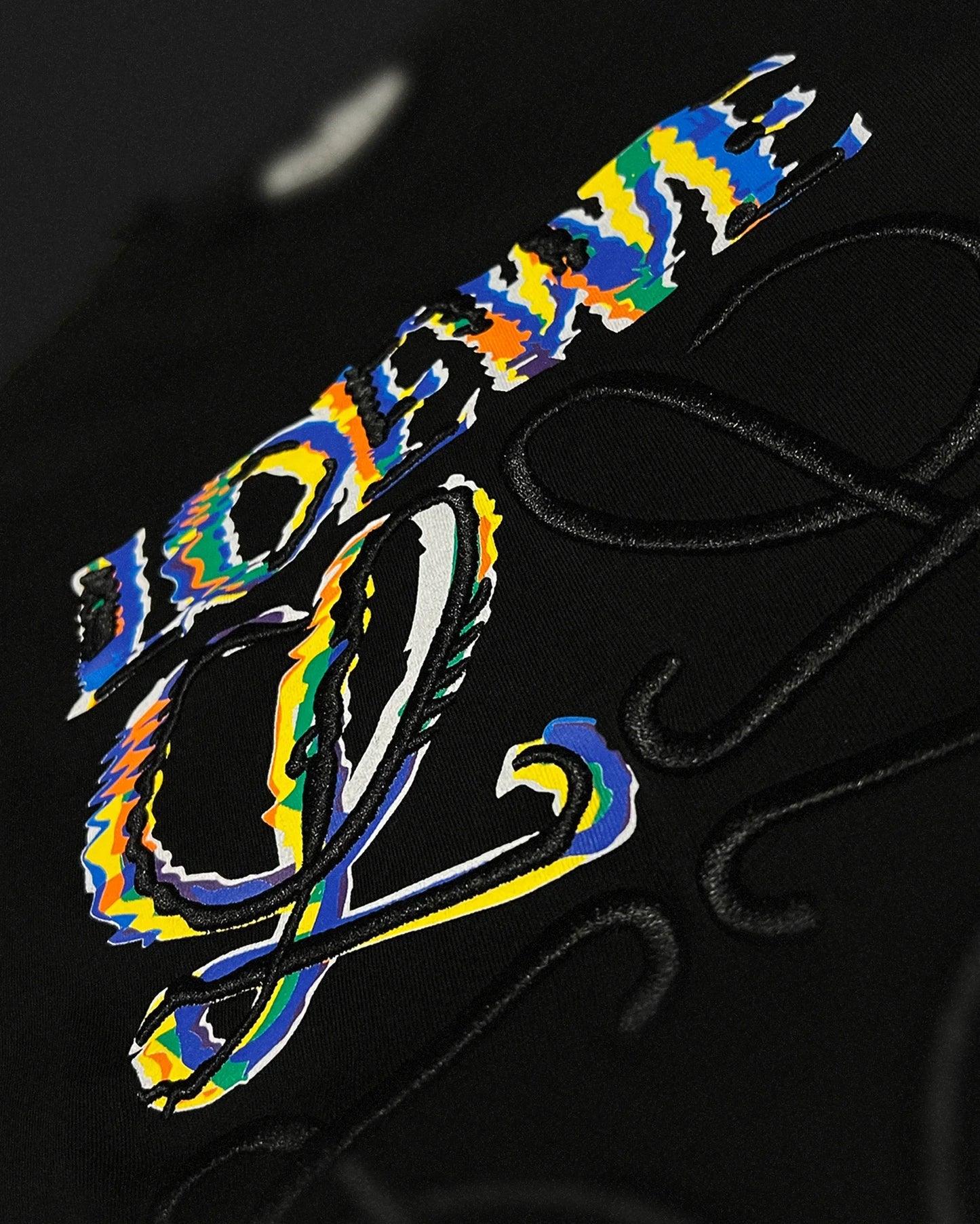Loewe - Color Leak Logo Embroidery - Black