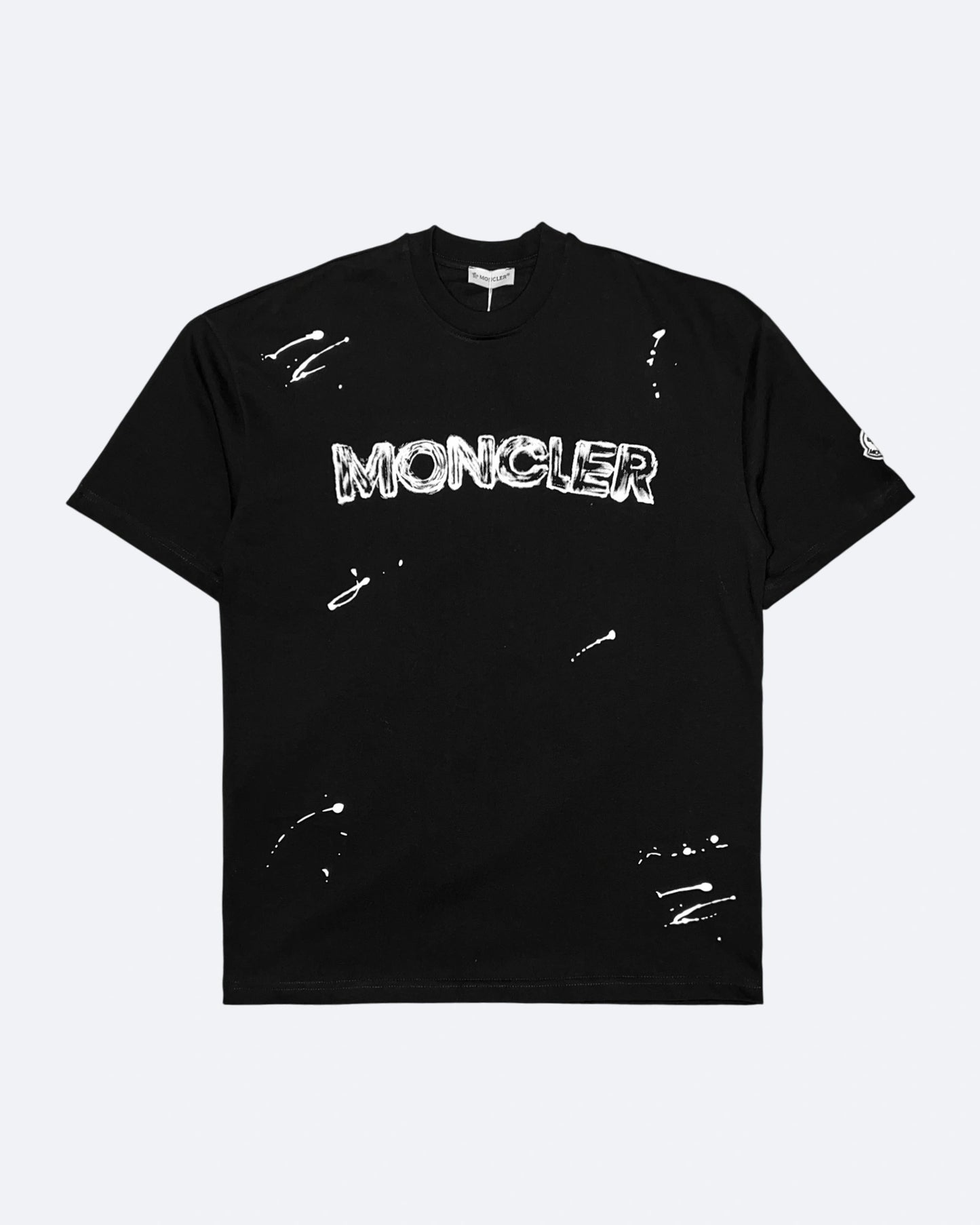 Moncler - Sketched Logo T-Shirt - Black