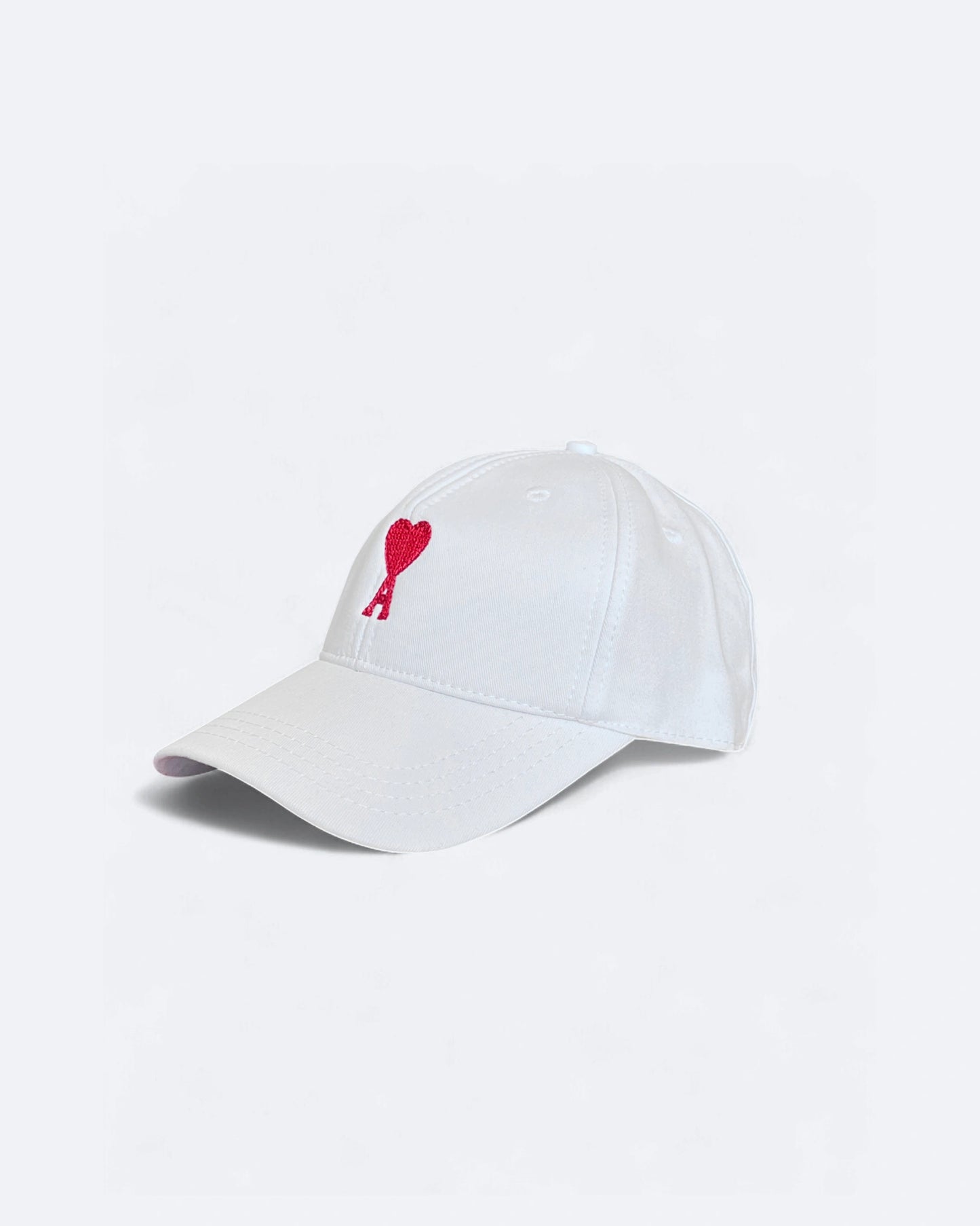 AMI - Logo Embroidery Cap - White