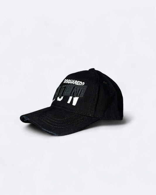 Dsquared2 - ICON Taped Embroidery Cap - Black