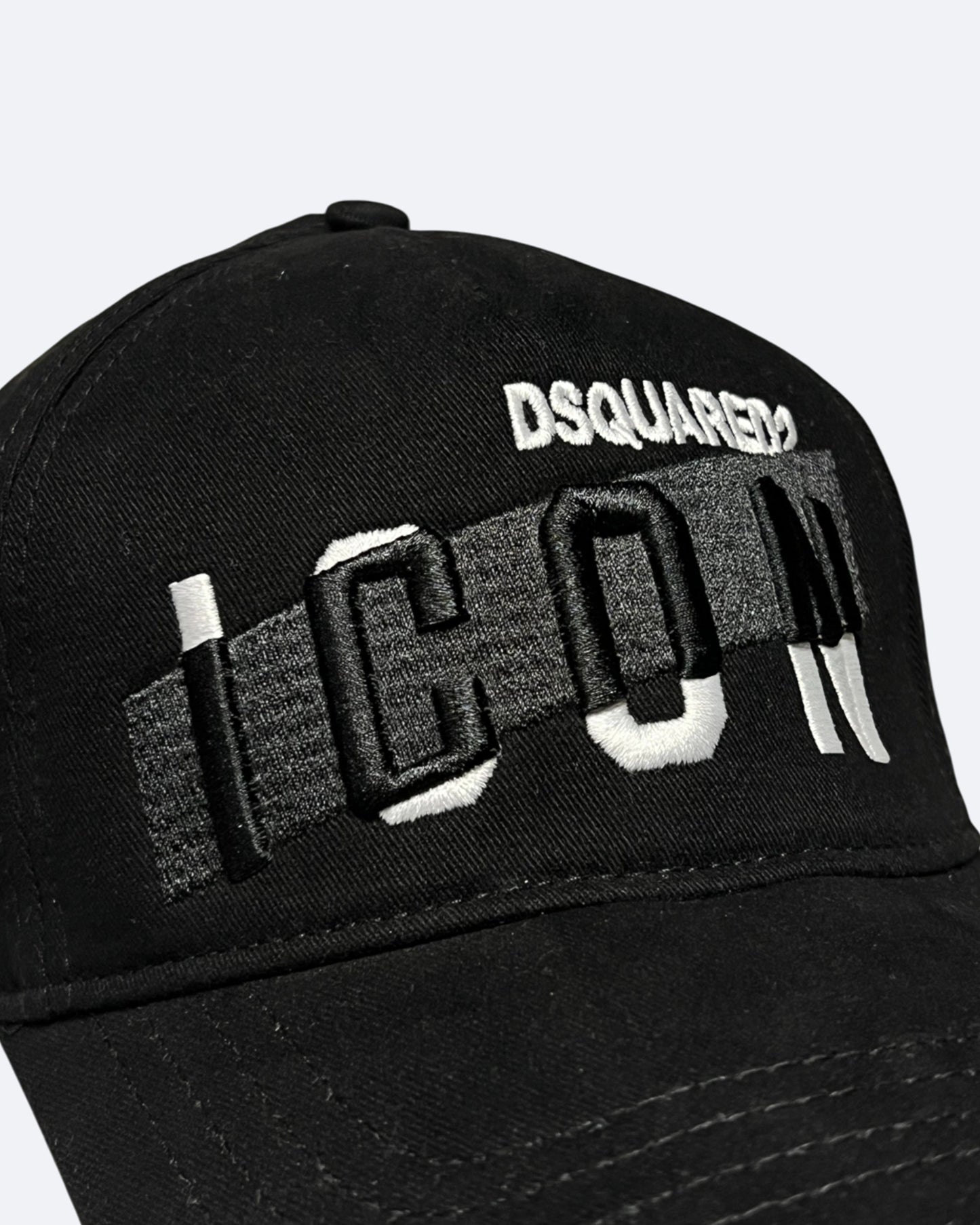 Dsquared2 - ICON Taped Embroidery Cap - Black
