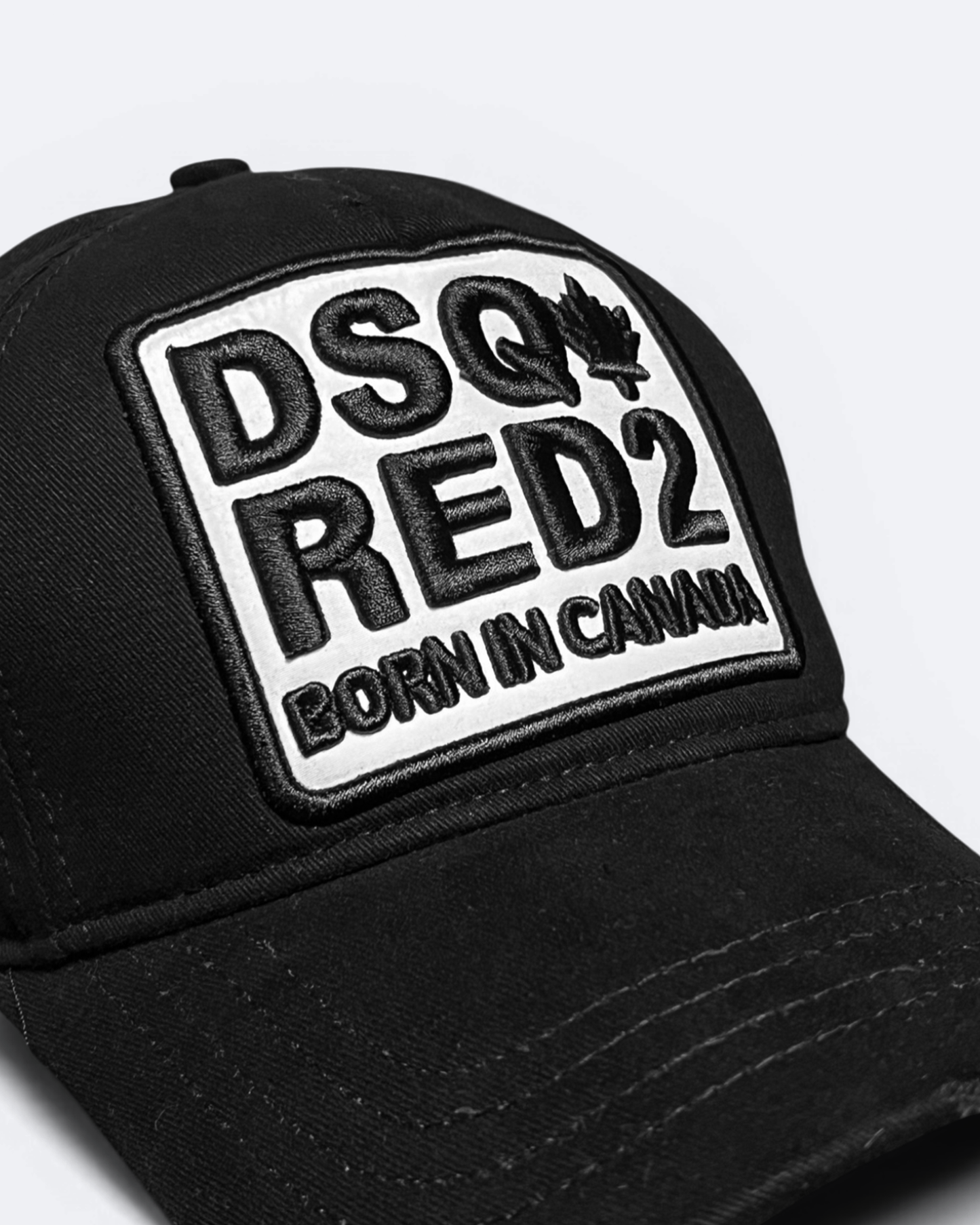 Dsquared2 - Born in Canada White Patch Cap - Black