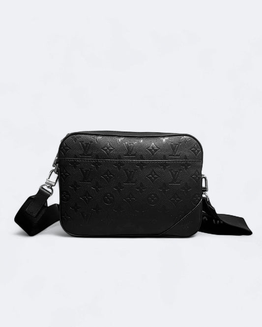 Louis Vuitton - LV Embossed Leather Duo Bags - Black