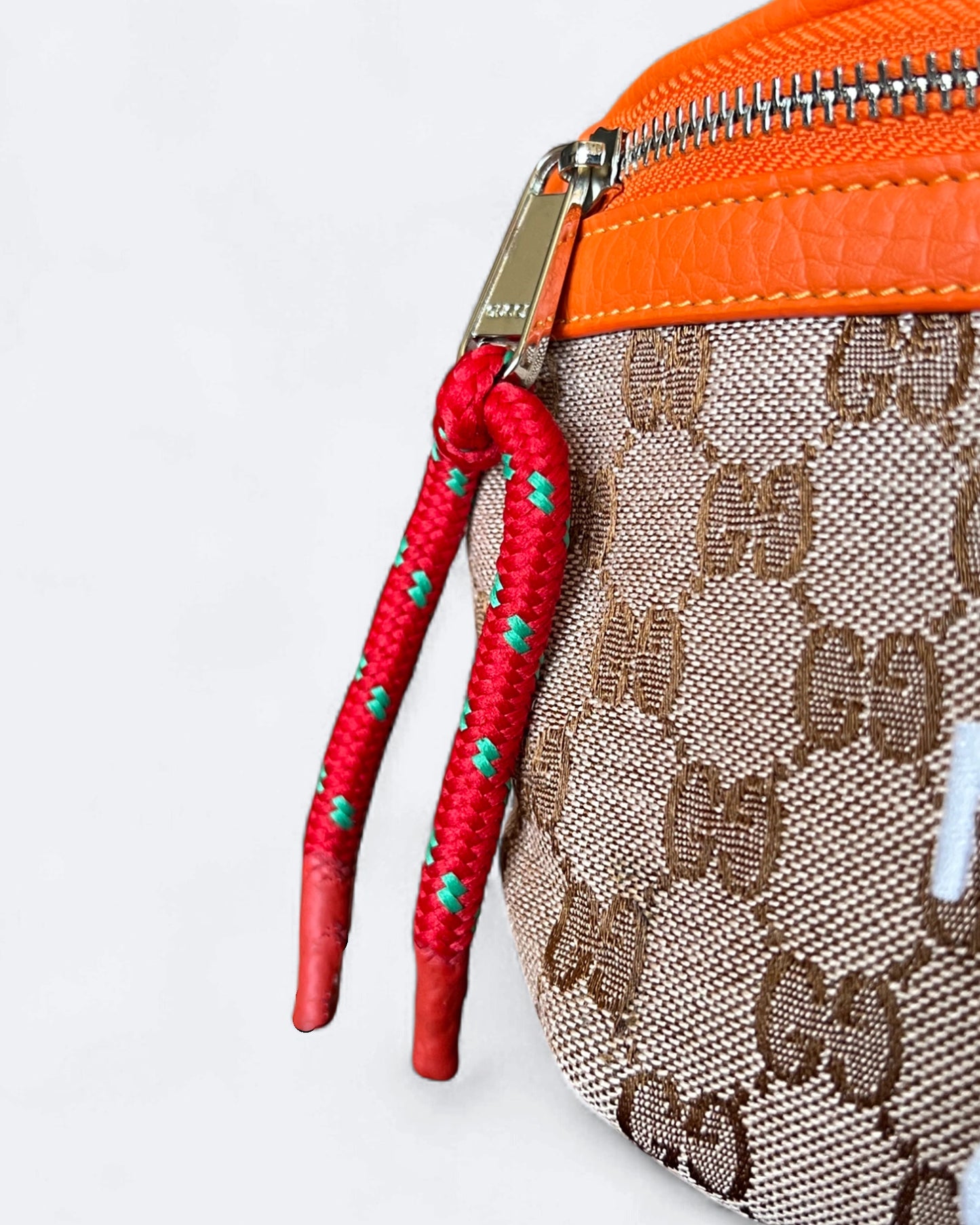 Gucci x The North Face - GG Canvas Crossbody Bag - Beige/Orange