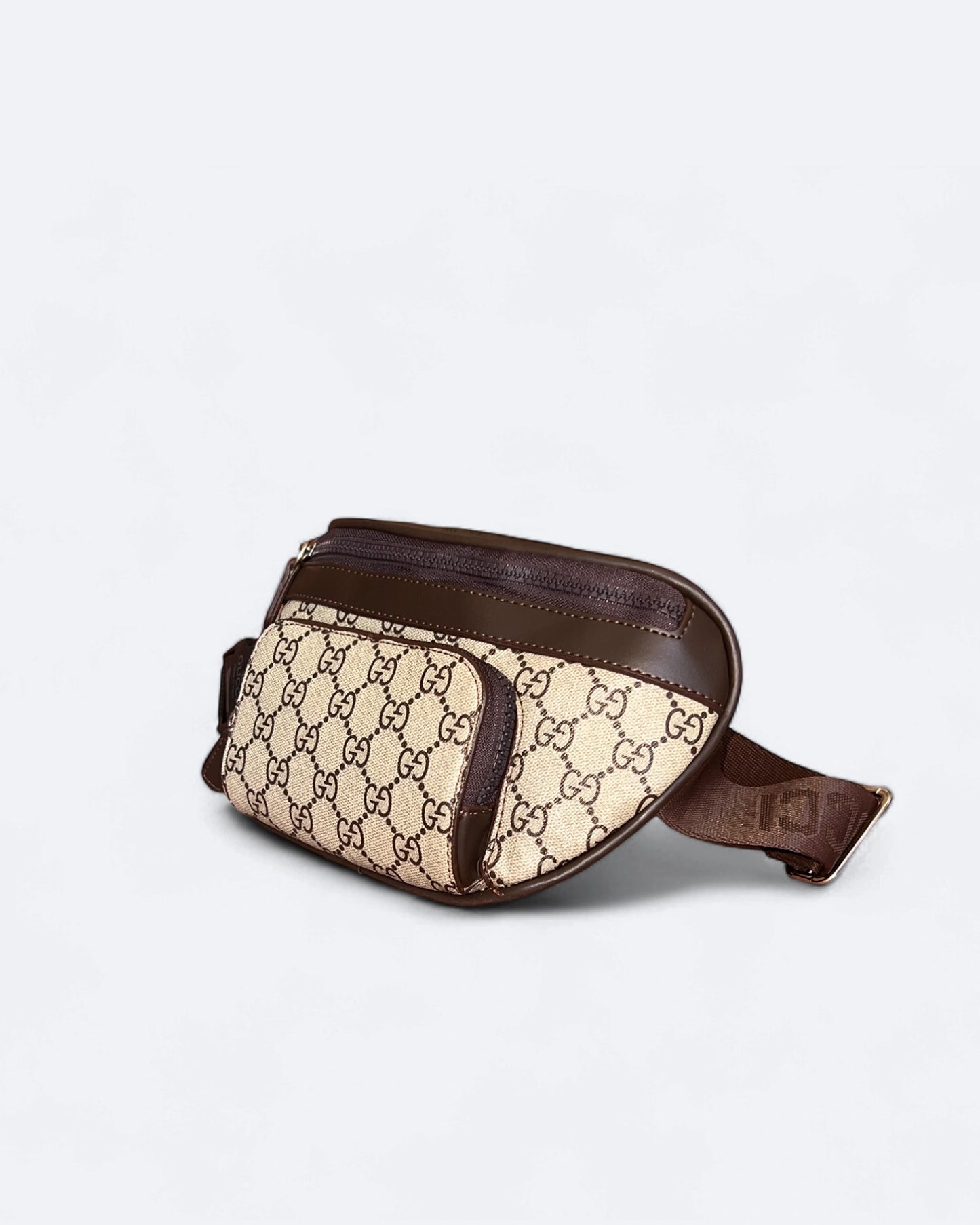 Gucci - GG Canvas Crossbody Bag - Beige/Brown
