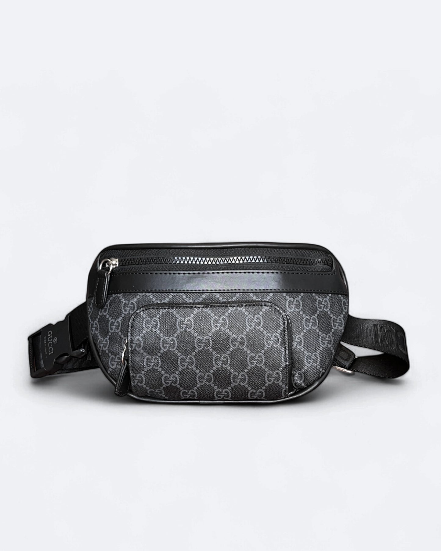 Gucci - GG Canvas Crossbody Bag - Black