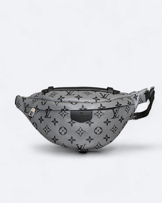 Louis Vuitton - LV Pattern Crossbody Bag - Gray/Black