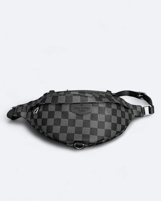 Louis Vuitton - Damier Pattern Crossbody Bag - Black