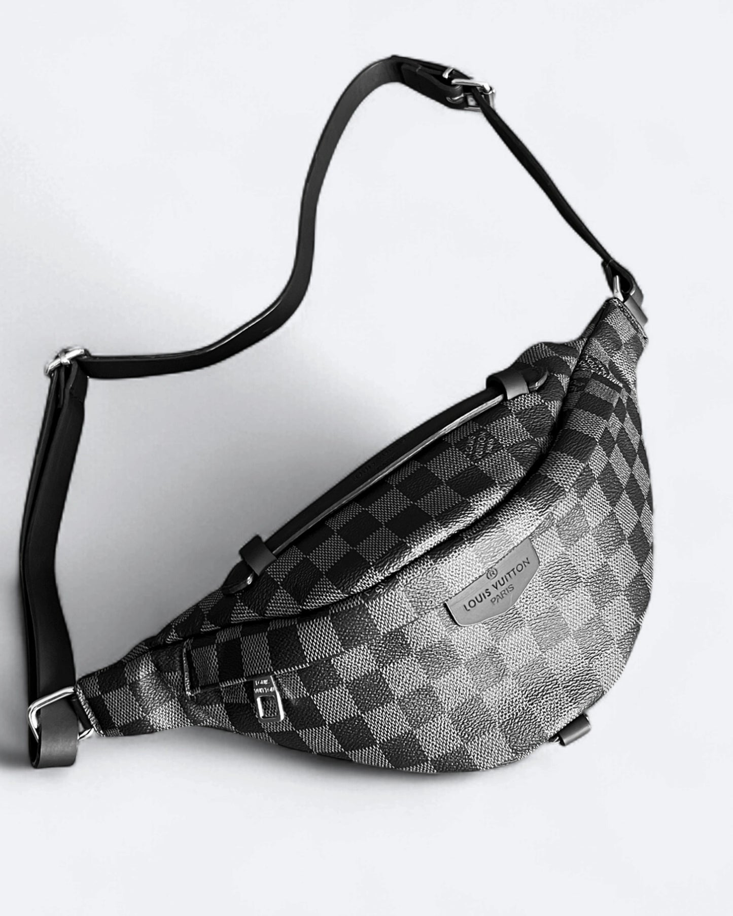 Louis Vuitton - Damier Pattern Crossbody Bag - Black