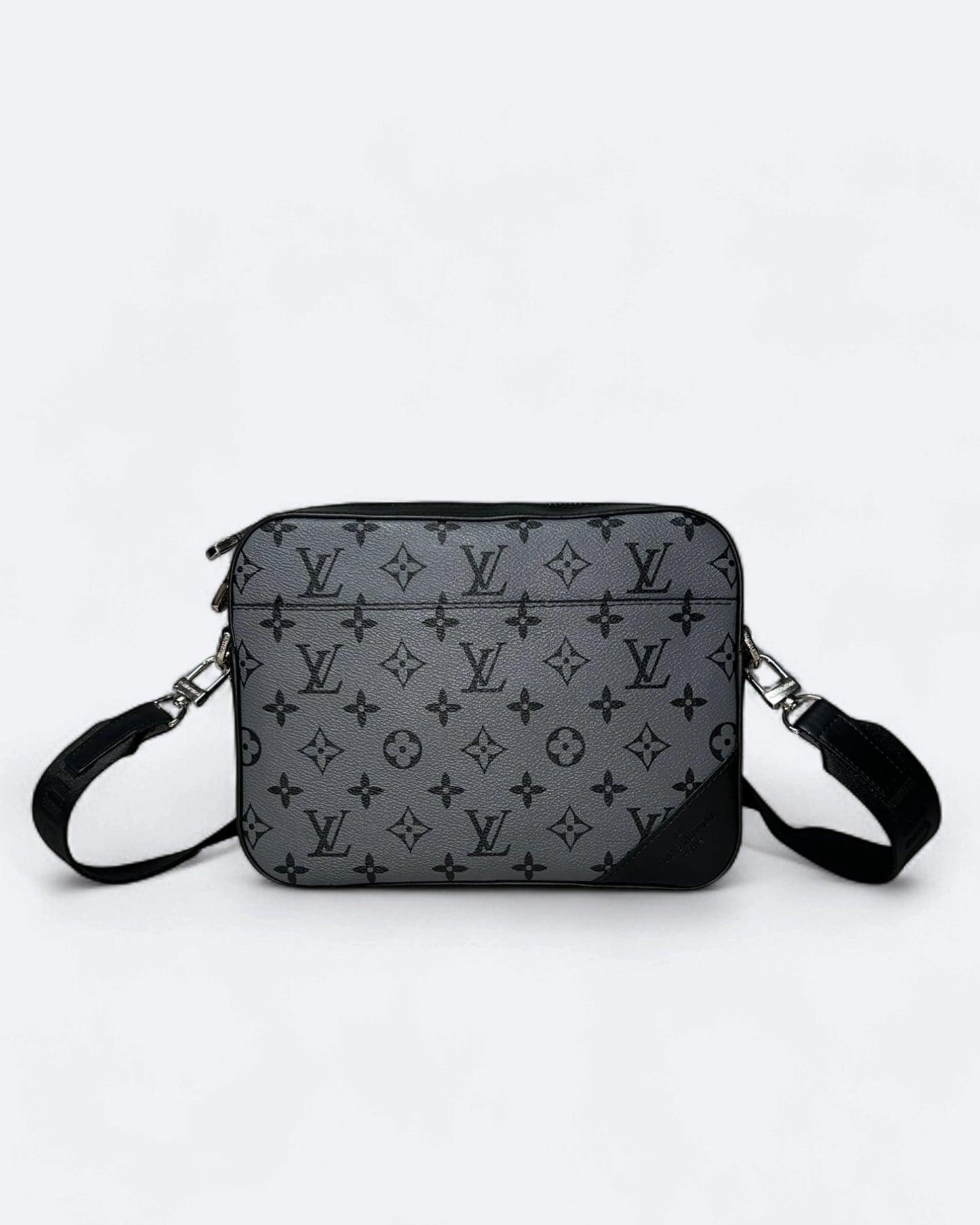 LVTN - Pattern Duo Messenger Bag - Gray