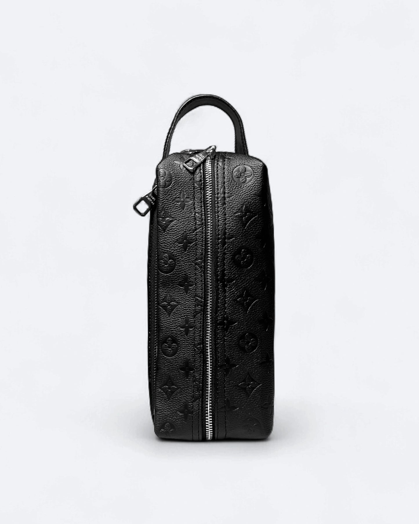 LVTN - Pattern Embossed Toiletry Bag - Black