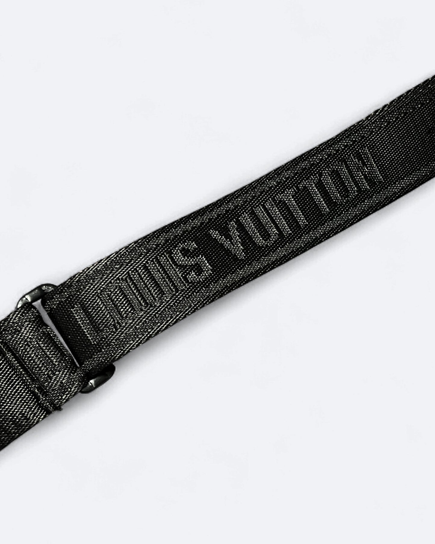 LVTN - Leather Mini Messenger Bag - Black