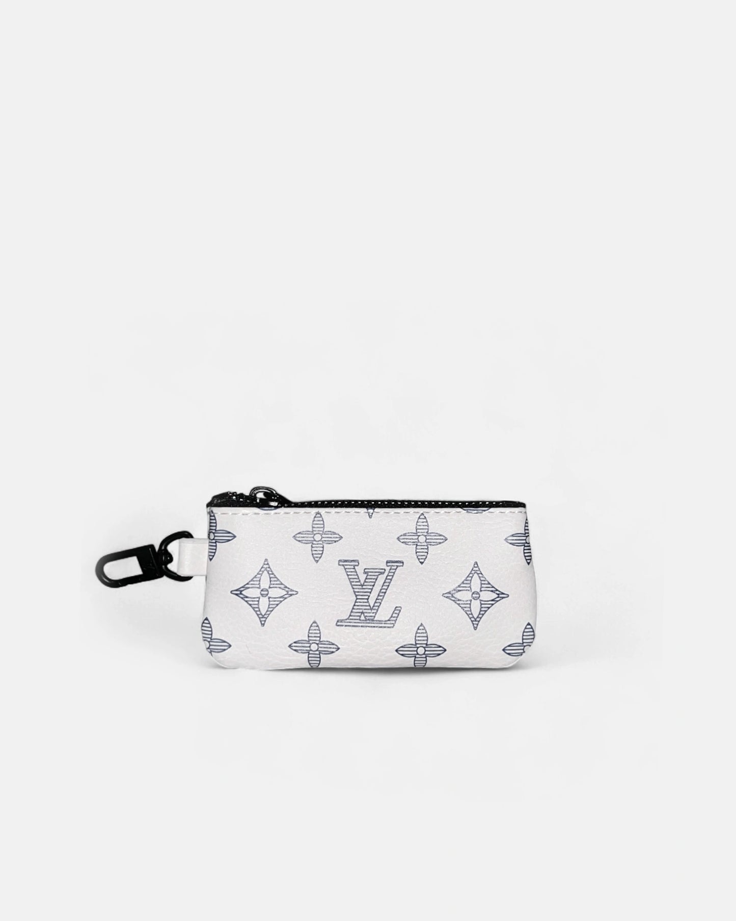 LVTN - Monogram Pattern Trio Set Bags - White/Dark Blue