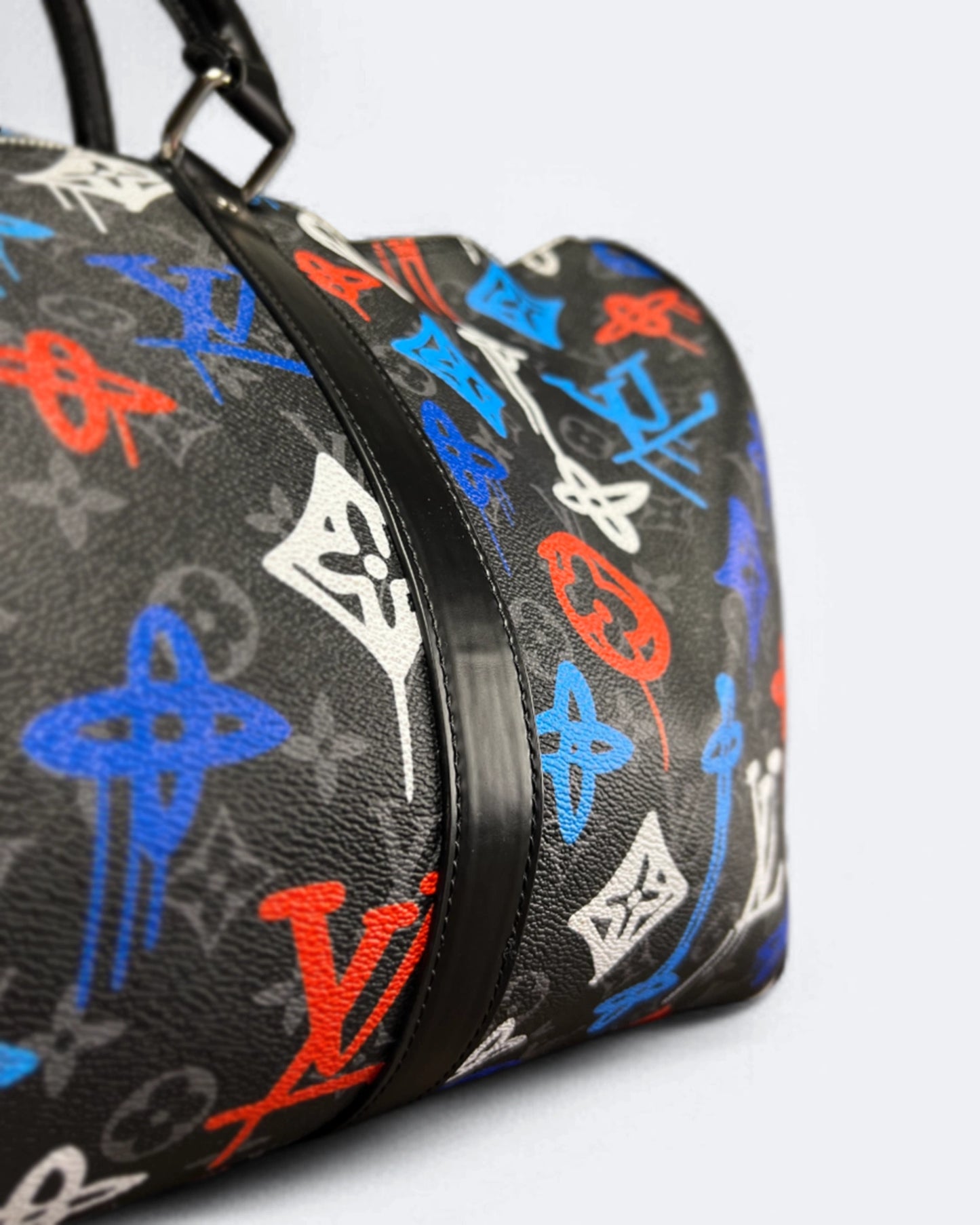 Louis Vuitton - LV Graffiti Duffle Bag - Black