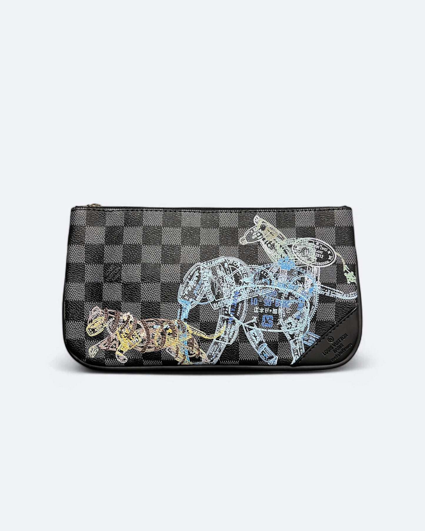 Louis Vuitton - Animal Passport Stamps Damier Trio Bags - Black