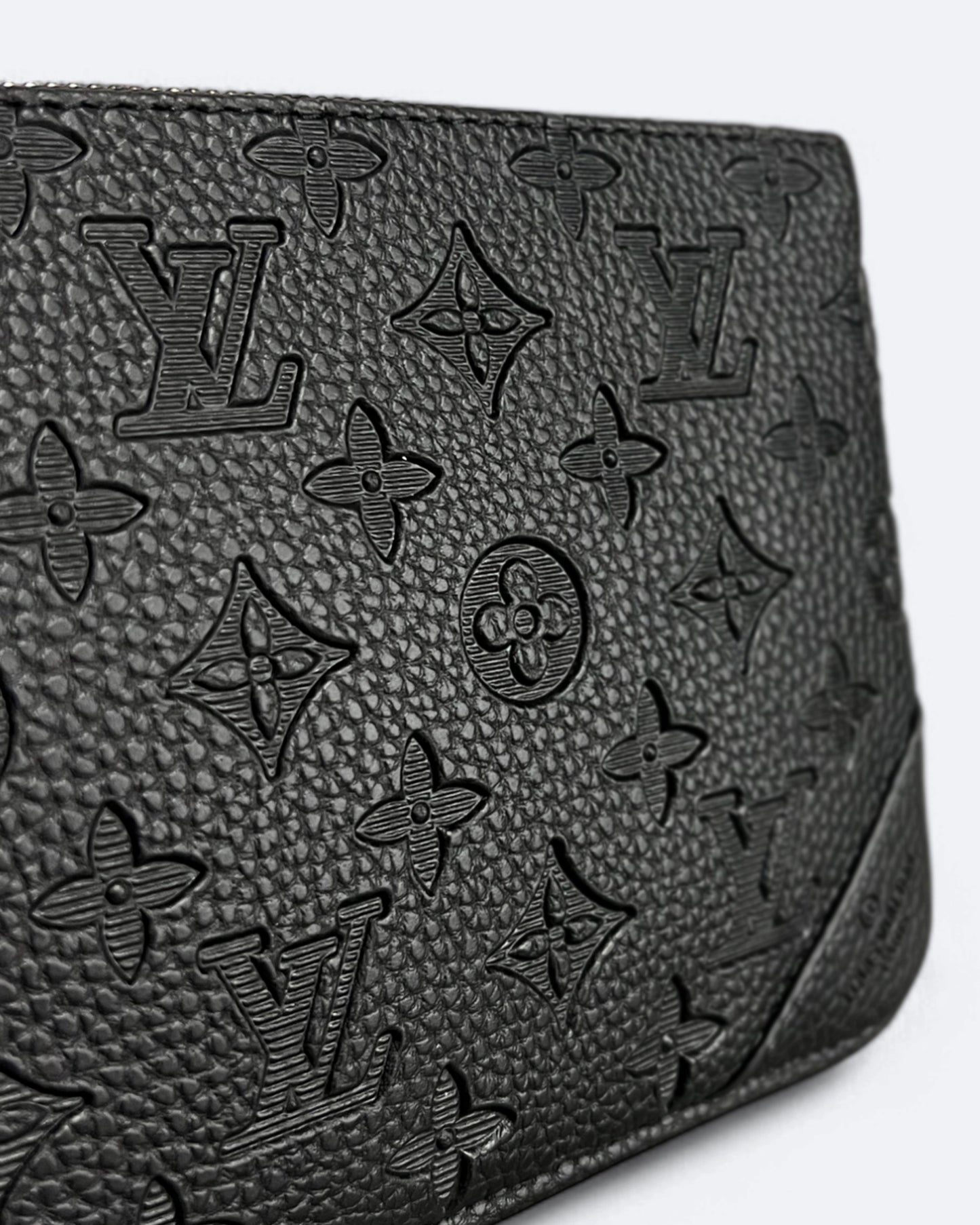 Louis Vuitton - LV Embossed Leather Trio Bags - Black