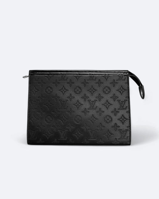 Louis Vuitton - LV Pattern Embossed Clutch - Black