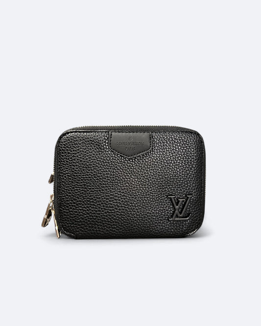 Louis Vuitton - Black Leather Mini Bag - Black