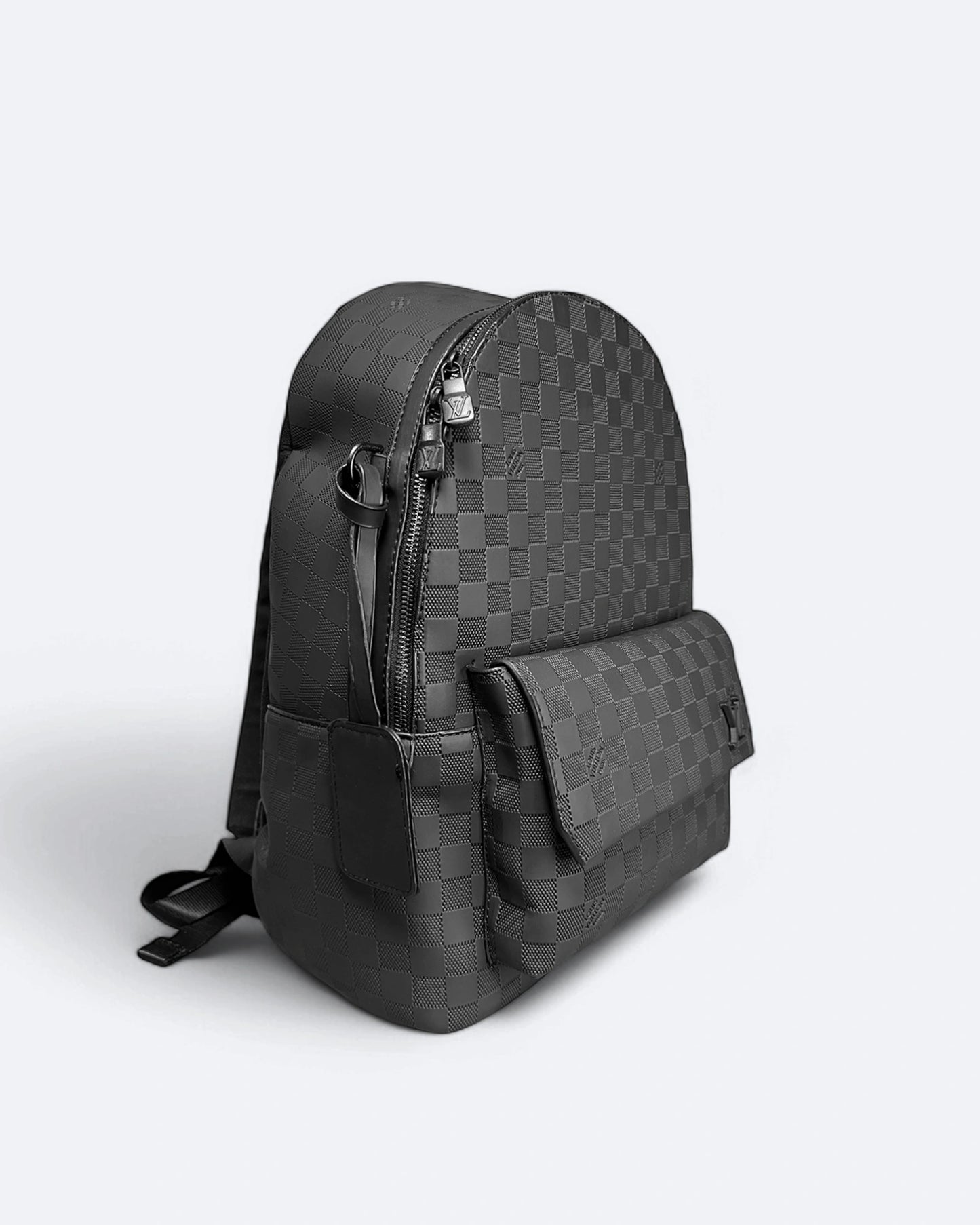 Louis Vuitton - Damier Pattern Embossed Takeoff Backpack - Black