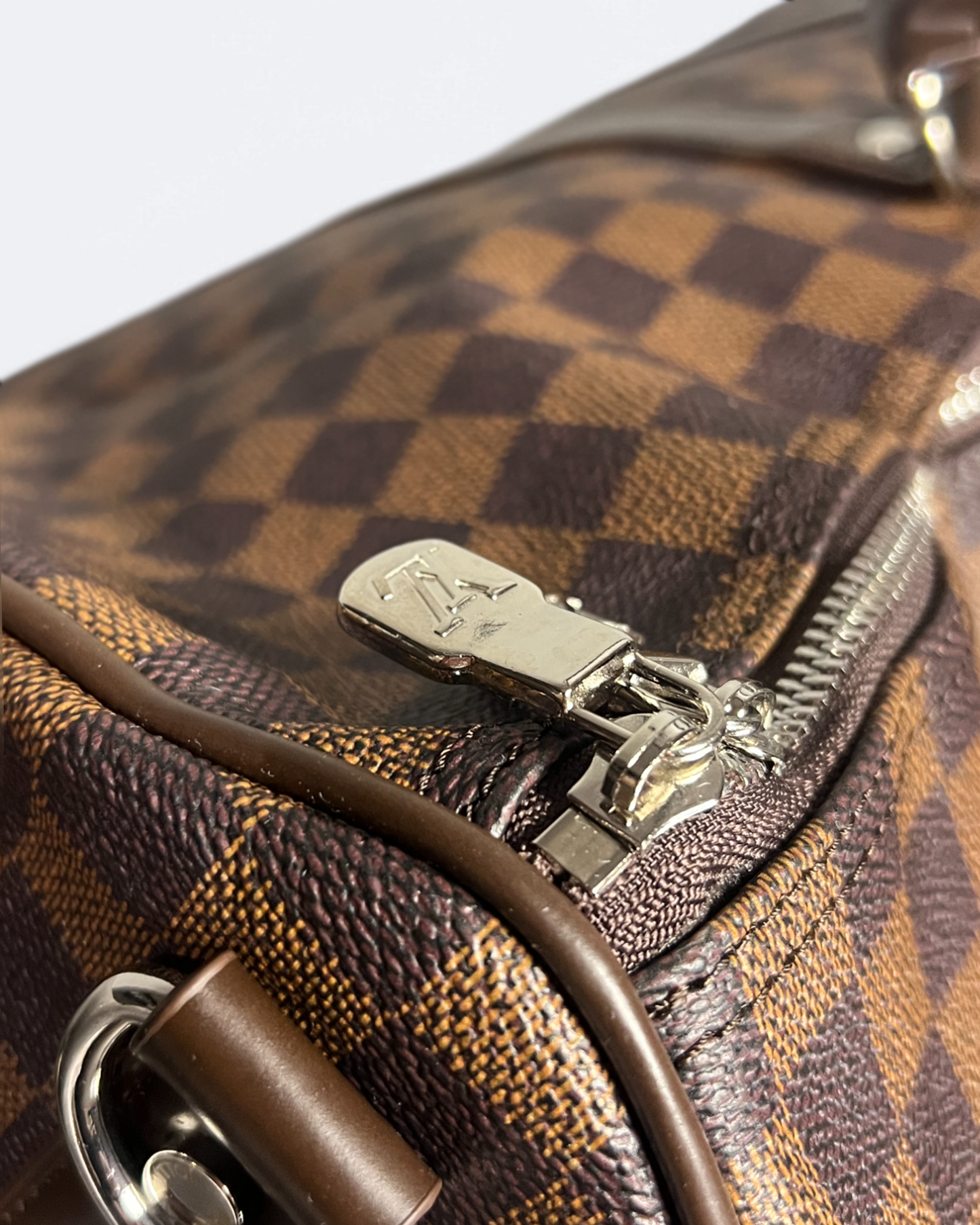 Louis Vuitton - Damier Pattern Duffle Bag - Brown
