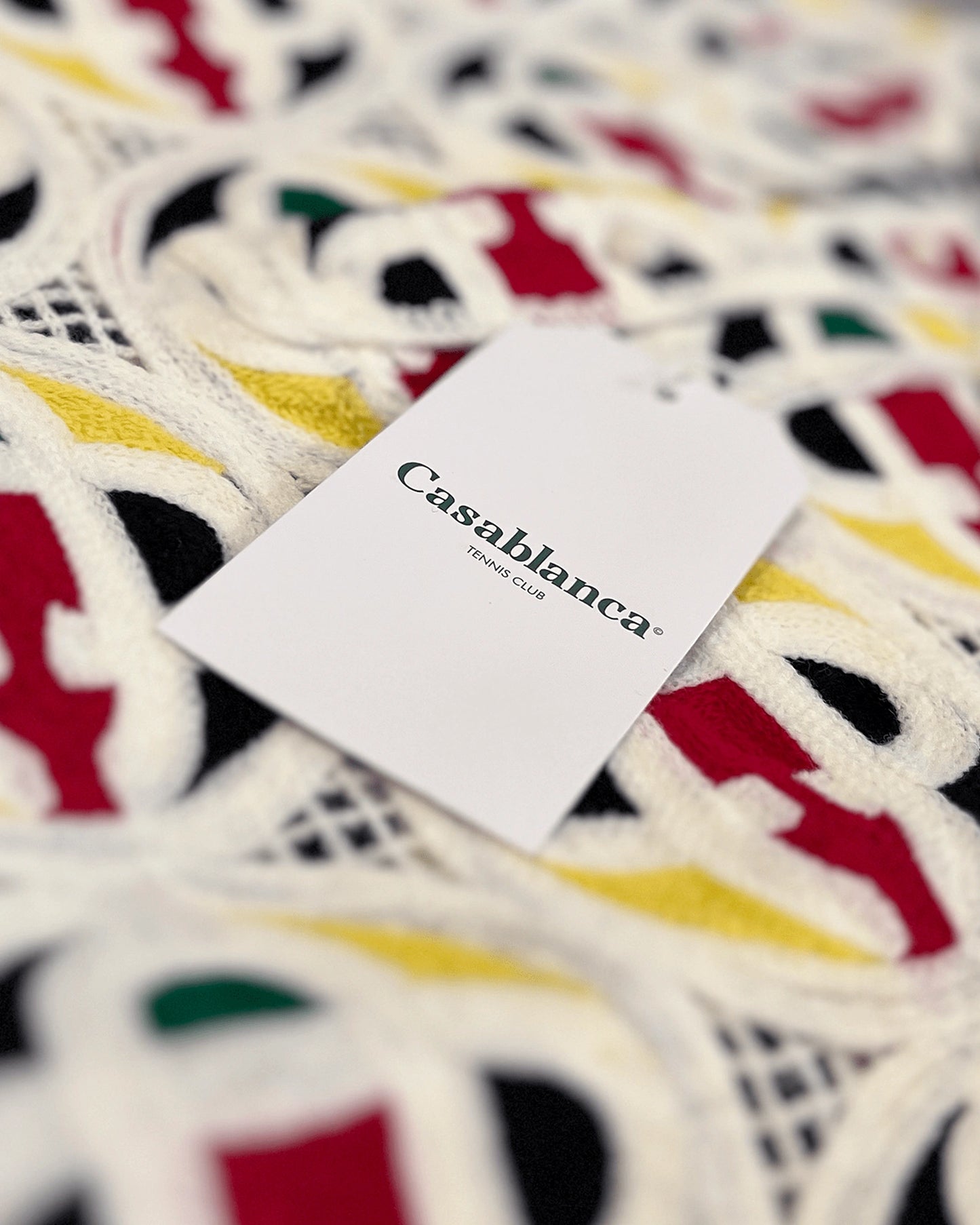 Casablanca - CC Pattern Polo Shirt