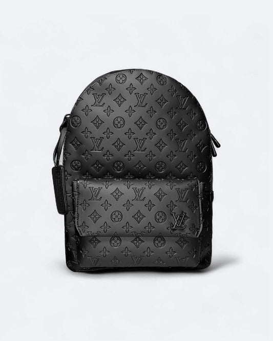LVTN - Pattern Embossed Backpack - Black