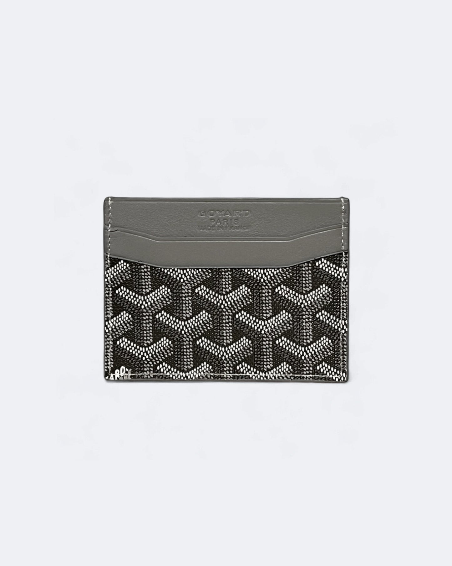 Goyard Pattern Cardholder - Light Gray