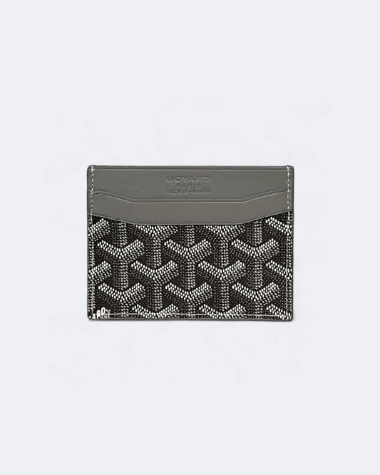 Goyard Pattern Cardholder - Light Gray