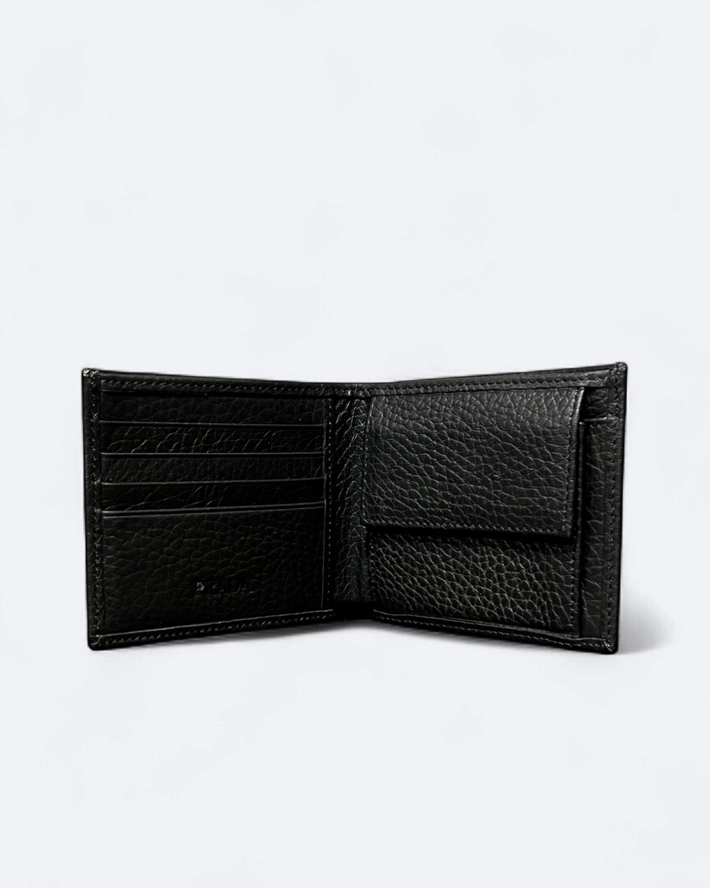 Prada - Logo Plate Wallet - Black