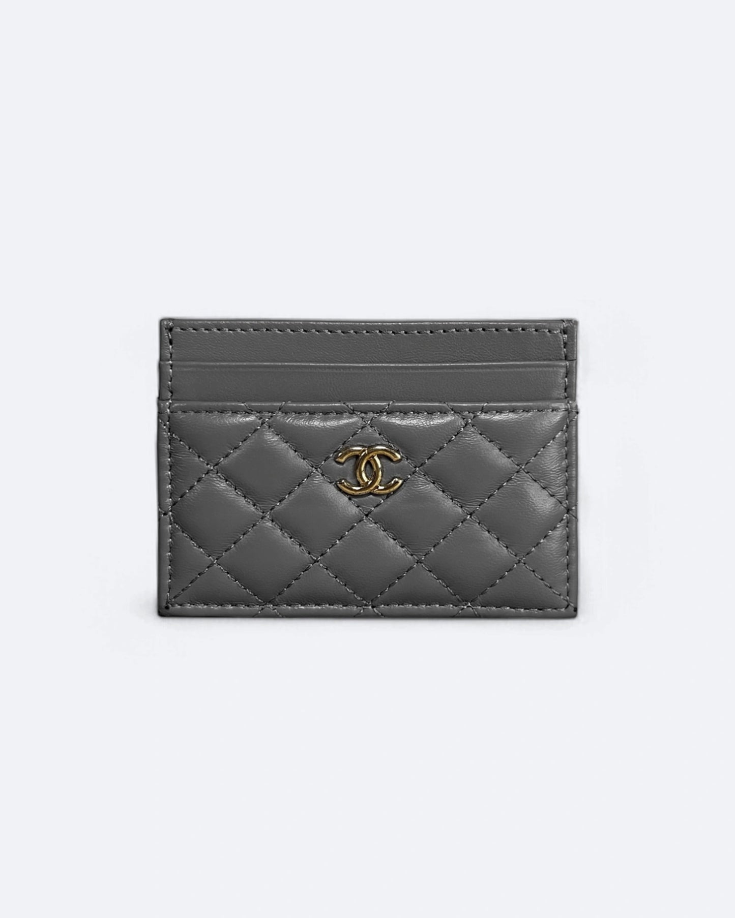 Chanel - Puffy Cardholder - Gray
