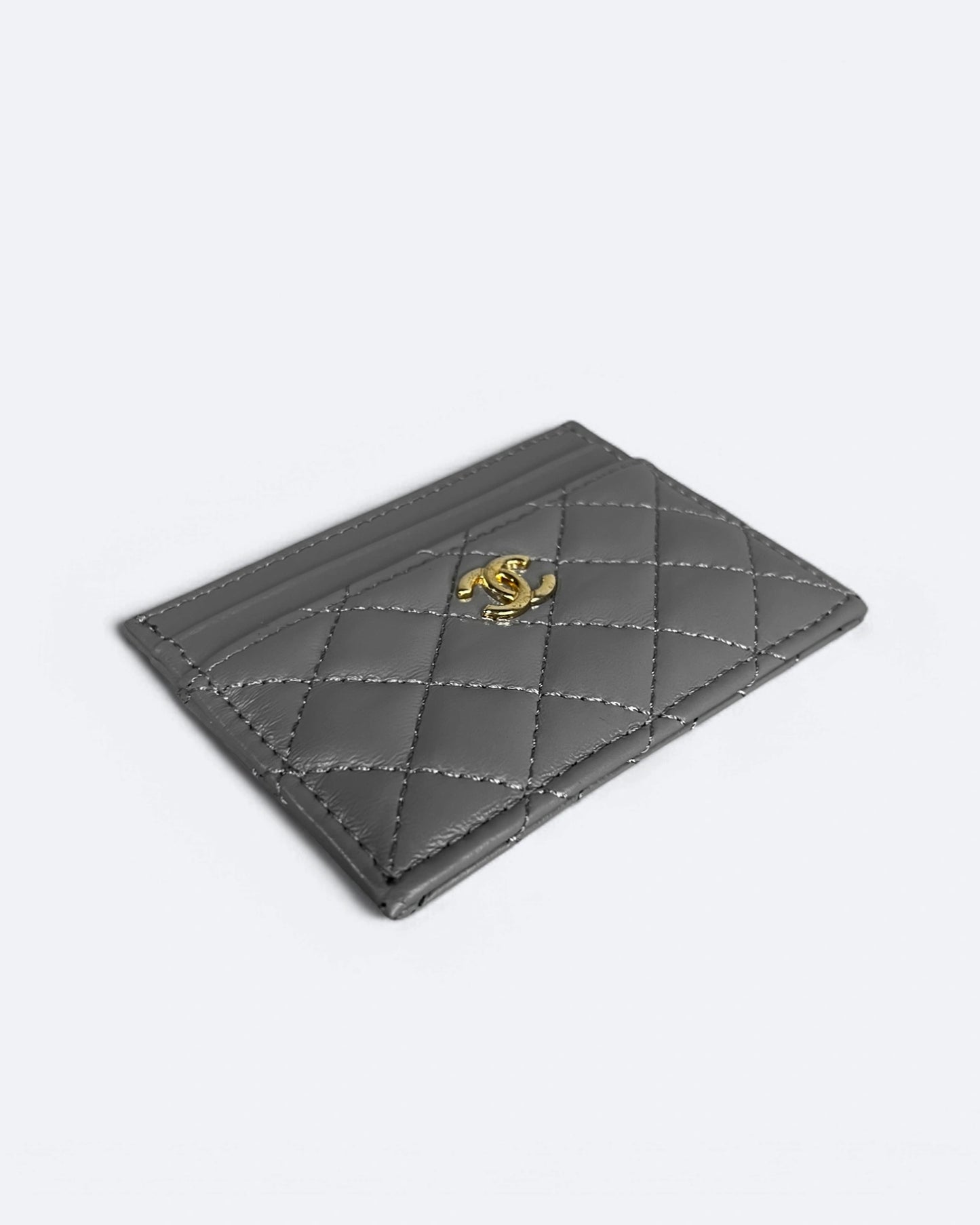 Chanel - Puffy Cardholder - Gray