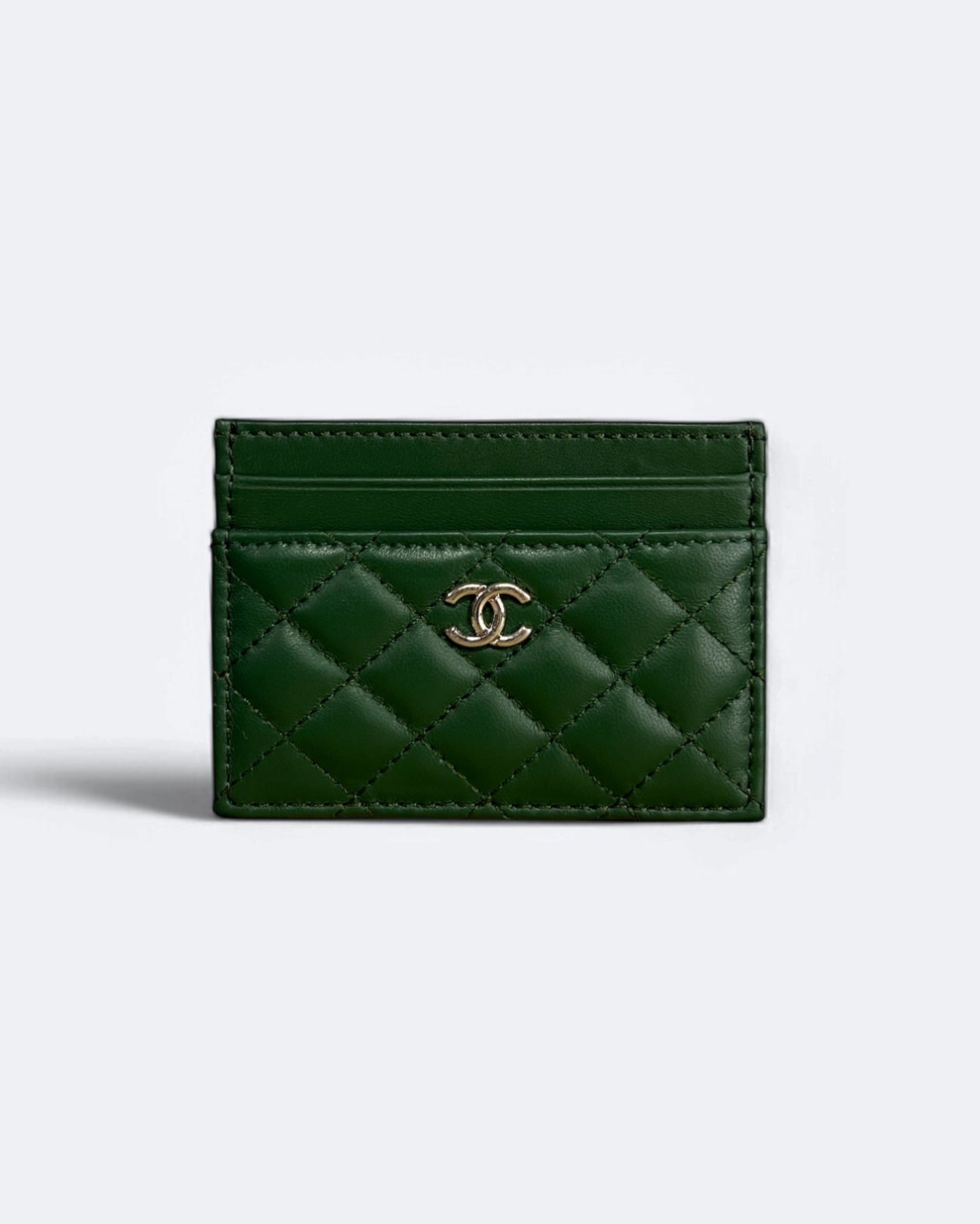 Chanel - Puffy Cardholder - Green