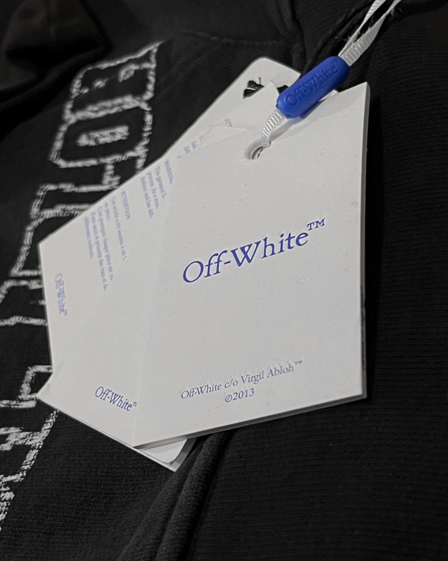 Off-White - Caravaggio Print Hoodie - Black