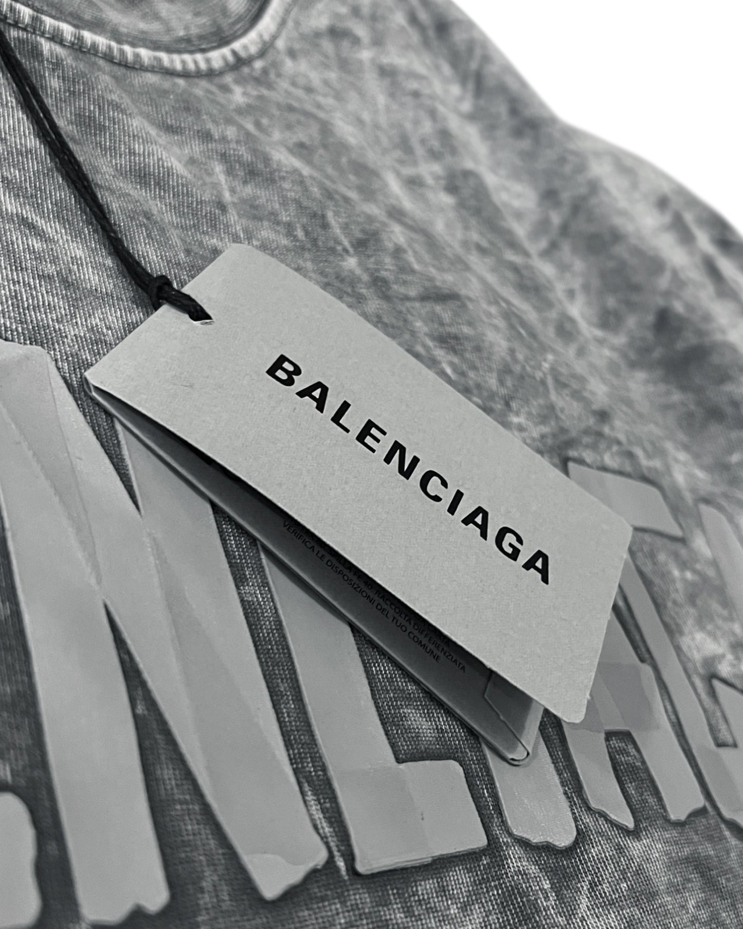 Balenciaga - Tape Logo Summer Set - Gray