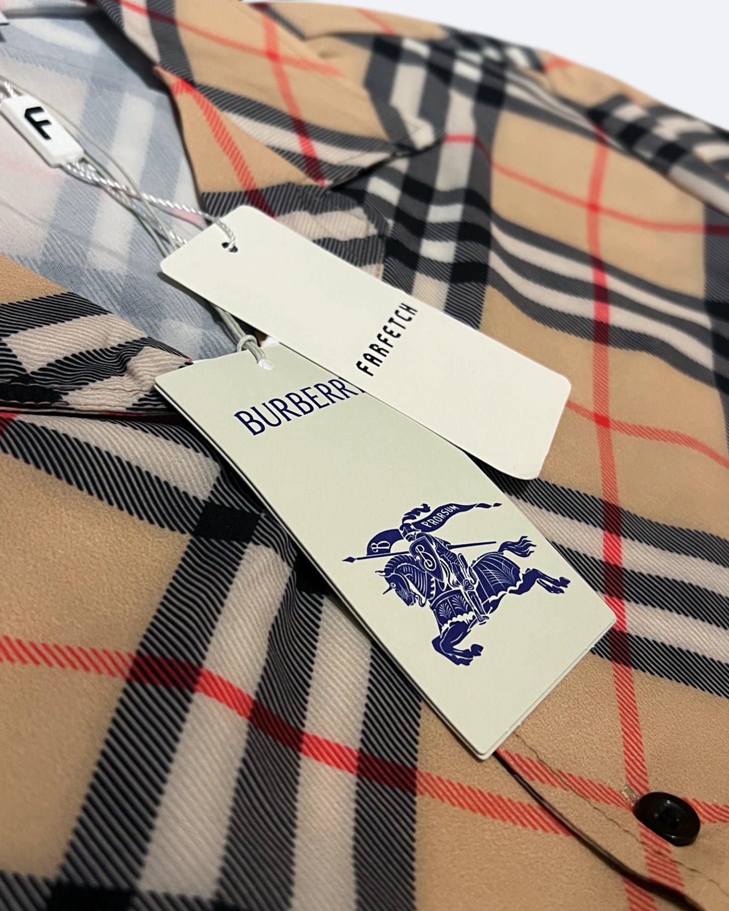 Burberry - Check Print Pattern Summer Set - Beige